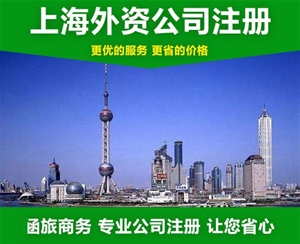 上海外资公司注册